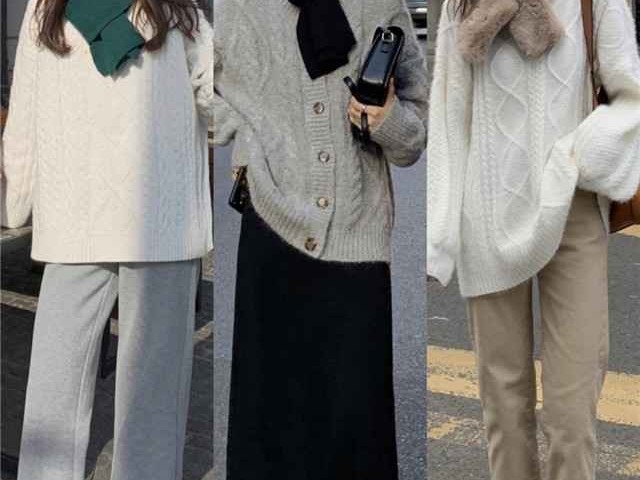 换季穿搭没头绪？快来get韩系小姐姐的9套毛衣搭配，时髦保暖又显瘦，美翻了！