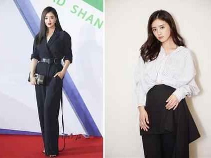 蒋欣显瘦穿衣搭配图片