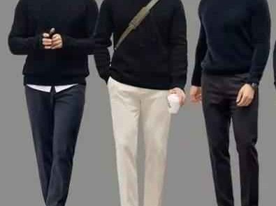 30岁男白领穿衣搭配 40+男人冬天穿黑白：不装嫩不油腻，出门舒服又体面的日常穿搭法