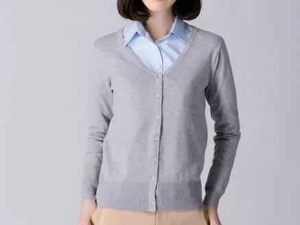 秋冬衬衫配针织衫，简约文艺又时髦，轻松穿出知性范儿