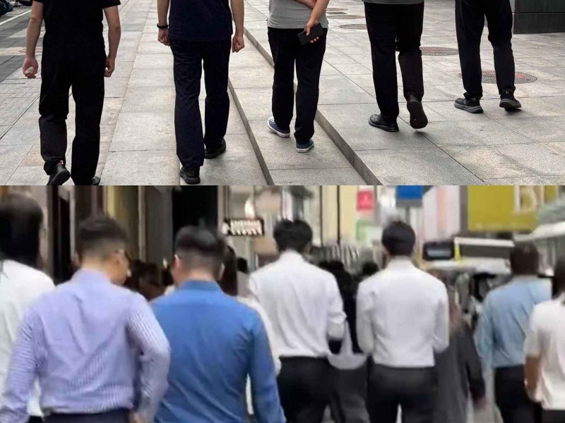 男人穿衣搭配丝袜：上身格子衫露皮带，下身皮鞋配丝袜，这种穿搭风格误导了多少中国男性？