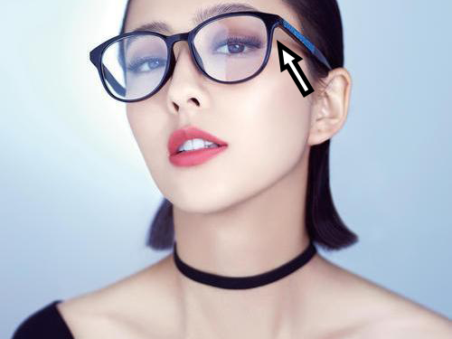 脸大戴眼镜秘诀 选对框型显脸小