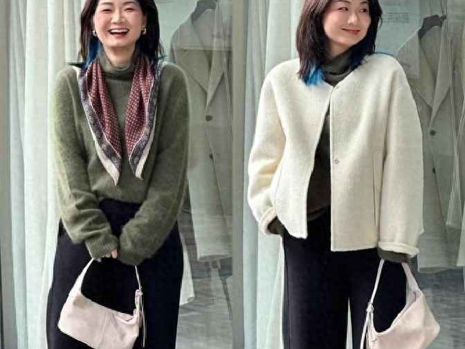 155cm微胖女生穿搭指南：矮个胯宽显高秘诀，第2招绝了！